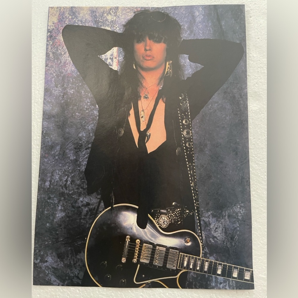 Vintage pinup of Cinderella’s Tom Keifer